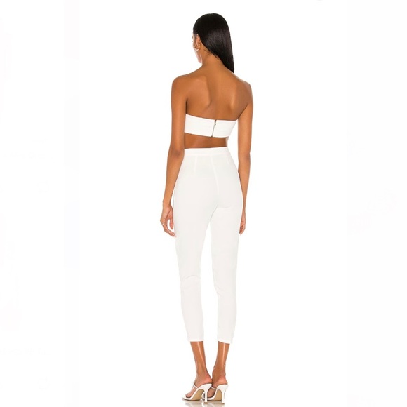 Superdown Remy Bandeau Pant Set in White Size S from REVOLVE - Picture 3 of 8